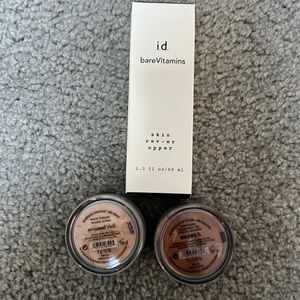 Bare Minerals mineral veil, warmth and Bare Vitamins skin rev-er upper.